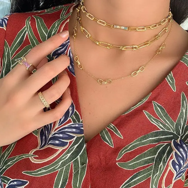 classic fashion jewelry Gold plated cz link chain design pastel bar charm open link necklace jewelry 
classic fashion jewelry Gold plated cz link chain design pastel bar charm open link necklace jewelry