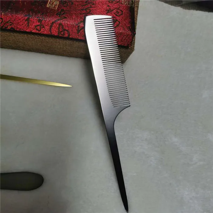 Wholesale beauty with wide teeth hair comb all kinds of color aluminum comb processing and stainless steel comb processing, Customized color
Wholesale beauty with wide teeth hair comb all kinds of color aluminum comb processing and stainless steel comb processing, Customized color