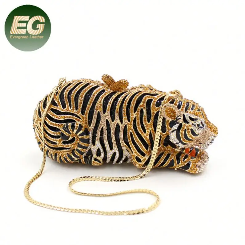 LEB1227 Tiger shape evening purse crystals hand bags womens crystal clutch bag rhinestones, Silver,gold
LEB1227 Tiger shape evening purse crystals hand bags womens crystal clutch bag rhinestones, Silver,gold