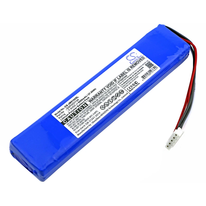 Battery For JBL JBLXTREME Xtreme GSP0931134 Tamex Replacement Wireless Music Loudspeaker Internal Speaker Battery 5000mAh Akku
Battery For JBL JBLXTREME Xtreme GSP0931134 Tamex Replacement Wireless Music Loudspeaker Internal Speaker Battery 5000mAh Akku