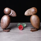 Danish Nordic Wooden Decoration Home Decoration Setting Solid Wood Bird Handicraft
