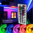 16.4FT LED Strip lights 300LEDs 12v 3A Power Supply + 44Key IR Remote 5m