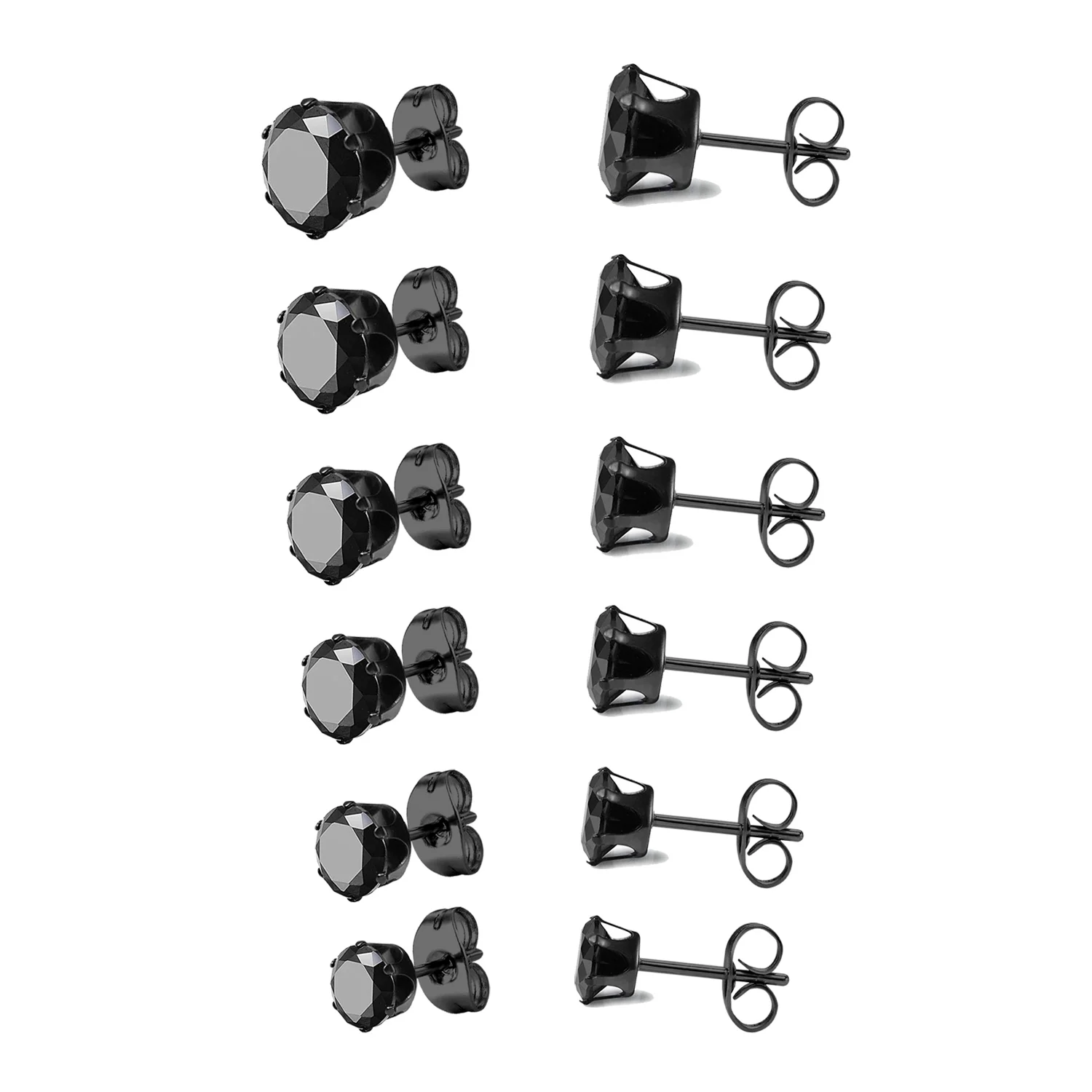 Fashion Gold Plated Earrings Zircon Screw Earrings And Black Stud Earrings For Women 2021
Fashion Gold Plated Earrings Zircon Screw Earrings And Black Stud Earrings For Women 2021