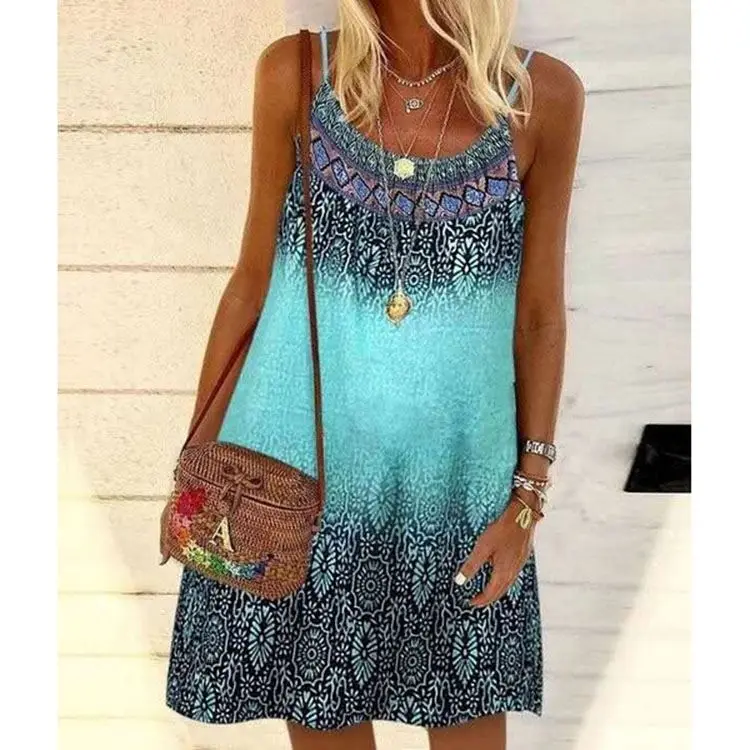 Trendy 2021 Summer Printing Slip Dress Loose Women Lady Elegant Stylish Sexy Dresses
Trendy 2021 Summer Printing Slip Dress Loose Women Lady Elegant Stylish Sexy Dresses