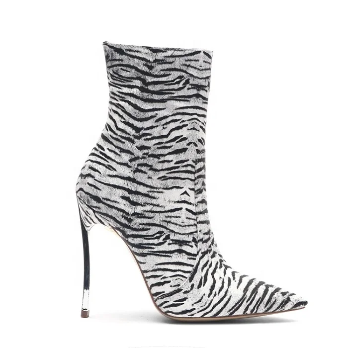 2019 New Style Women Shoes High Heel Ankle Boots For Ladies Luxury Zebra Pattern Winter Booties, Gold, silver
2019 New Style Women Shoes High Heel Ankle Boots For Ladies Luxury Zebra Pattern Winter Booties, Gold, silver