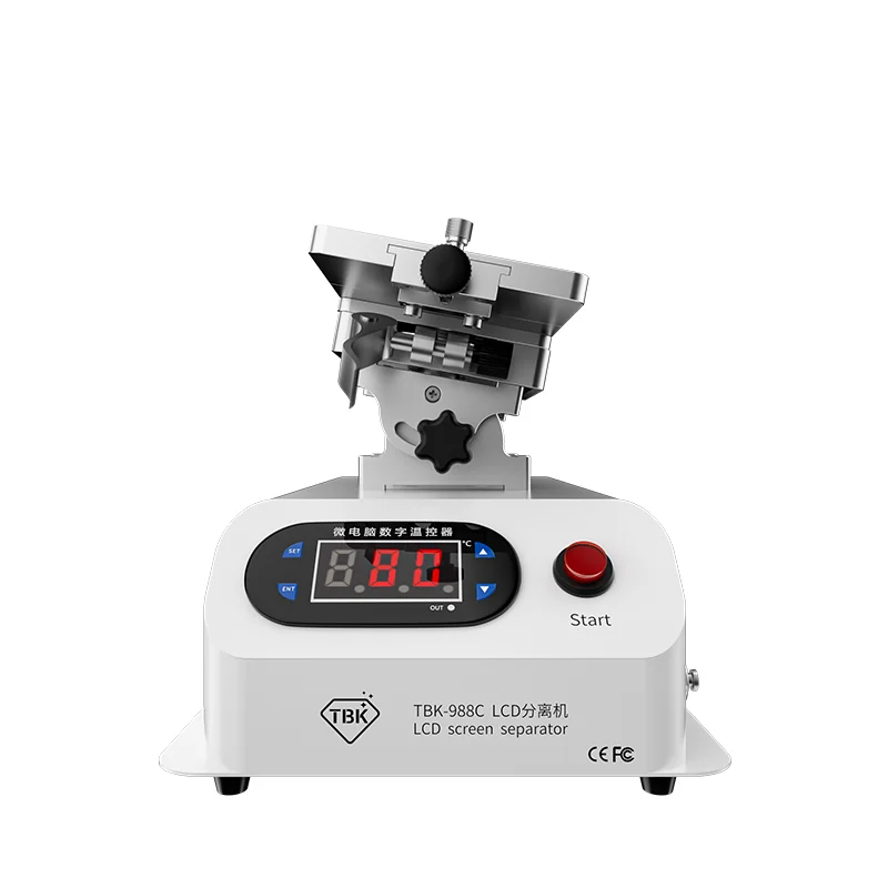 TBK988C curved screen dismantling and removing glue and heating Separator -Built-in Pump Phone Display Separator
TBK988C curved screen dismantling and removing glue and heating Separator -Built-in Pump Phone Display Separator