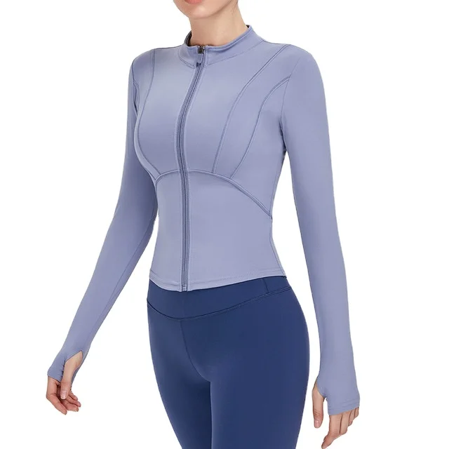 Quick Dry Running Jackets Custom Label Ladies Gym Active Wear Sports Tops Women Sports Yoga Zipper women's jackets & coats, Customized color accept 
Quick Dry Running Jackets Custom Label Ladies Gym Active Wear Sports Tops Women Sports Yoga Zipper women's jackets & coats, Customized color accept
