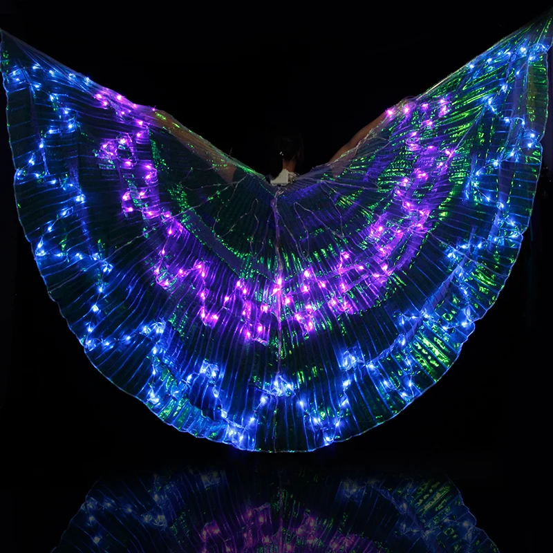 Wings 36 Colors LED Dance Props Colorful Butterfly Wings Newest Belly dance Isis Wings, 36 colors changing
Wings 36 Colors LED Dance Props Colorful Butterfly Wings Newest Belly dance Isis Wings, 36 colors changing