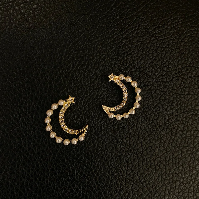 Vershal 2020 Fashion Pearl Shiny Rhinestone Moon 925 Silver Needle Stud Earrings Gentle Elegant Jewelry
Vershal 2020 Fashion Pearl Shiny Rhinestone Moon 925 Silver Needle Stud Earrings Gentle Elegant Jewelry