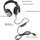 Headphone Headband K5 Over Ear Wired Earphone With Mic Stereo Game Gaming Headphone Headset For Computer