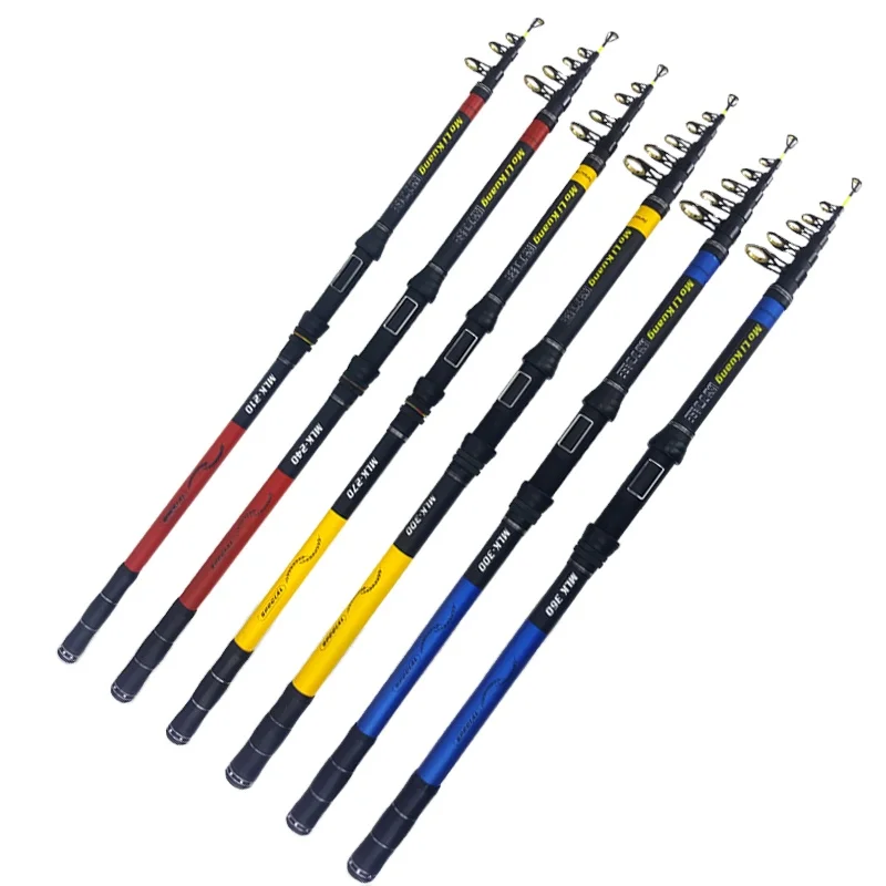 Meat sauce rod sea rod 6-section telescopic continuous welding glass telescopic fishing rod with guide ring, Red/silver
Meat sauce rod sea rod 6-section telescopic continuous welding glass telescopic fishing rod with guide ring, Red/silver