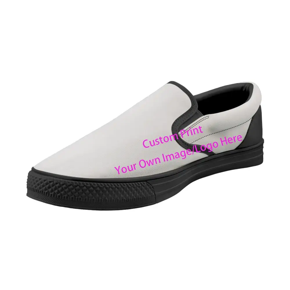 Custom Print Black Rubber Sole Slip On Casual Sneakers Canvas Shoes for Girls, Requirement
Custom Print Black Rubber Sole Slip On Casual Sneakers Canvas Shoes for Girls, Requirement