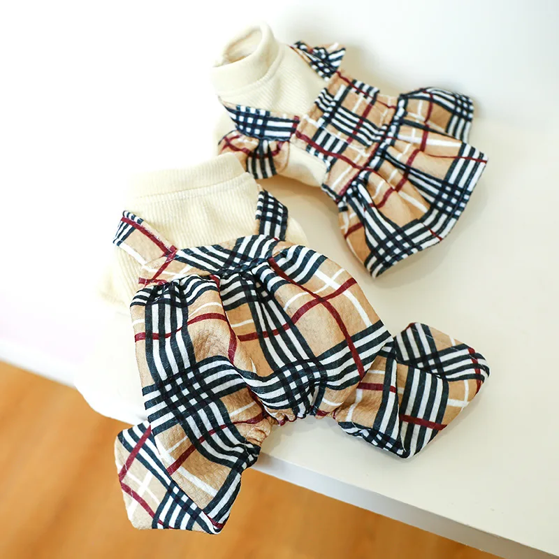 Autumn Fashion Pretty Sweet Puppy Dog Pet Dress Skirt Plaid Classic Puppy Clothes Outfit for Girl and Boy Dog, As picture
Autumn Fashion Pretty Sweet Puppy Dog Pet Dress Skirt Plaid Classic Puppy Clothes Outfit for Girl and Boy Dog, As picture