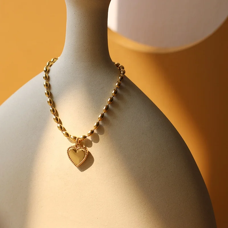 Heart Chain Bracelet Minimalist Lover Jewelry Pendant Love Heart Bracelets 18K Gold Plated Stainless Steel Beads for Bracelet, Gold/silver/rose gold
Heart Chain Bracelet Minimalist Lover Jewelry Pendant Love Heart Bracelets 18K Gold Plated Stainless Steel Beads for Bracelet, Gold/silver/rose gold