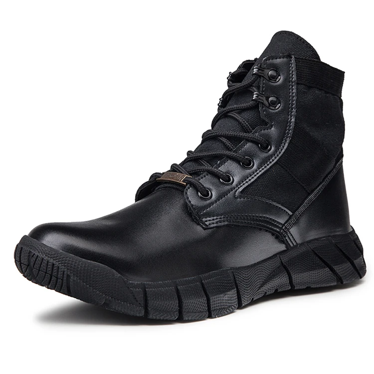 High Quality Cowhide Leather Army Jungle Black Leather Tactical Combat Military Boot
High Quality Cowhide Leather Army Jungle Black Leather Tactical Combat Military Boot