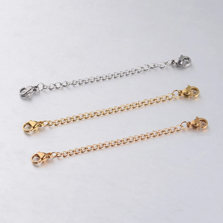 Length Stainless Steel Lobster Clasps Connector Extension Tail Chain For Bracelet Necklace Macking
Length Stainless Steel Lobster Clasps Connector Extension Tail Chain For Bracelet Necklace Macking