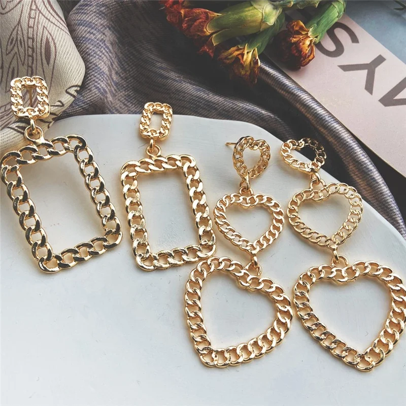 Kaimei Vintage Over-sized Hollow Heart Drop Earrings for Women Statement Bohemian Gold Color Metal Long Drop Pendant Earrings, Many colors fyi
Kaimei Vintage Over-sized Hollow Heart Drop Earrings for Women Statement Bohemian Gold Color Metal Long Drop Pendant Earrings, Many colors fyi
