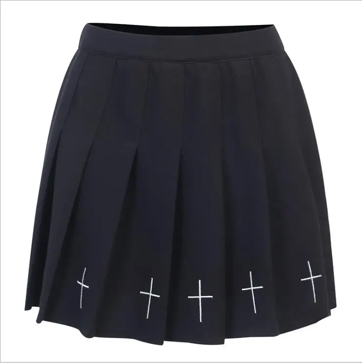 Dark College suit punk mechanical style A- line tactical half-length pleated skirt high cold Korean style black dress
Dark College suit punk mechanical style A- line tactical half-length pleated skirt high cold Korean style black dress