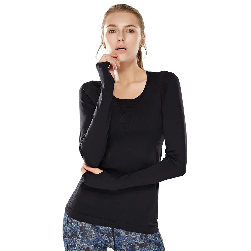 New Quick Drying Mesh Slim Sports Long Sleeved Seamless Mesh Round Neck Stretch Fitness Workout Yoga Top
New Quick Drying Mesh Slim Sports Long Sleeved Seamless Mesh Round Neck Stretch Fitness Workout Yoga Top