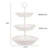 Classical Iron Wedding Dessert Compote Birthday Articles Pastry Plastic Cake Stands Rack