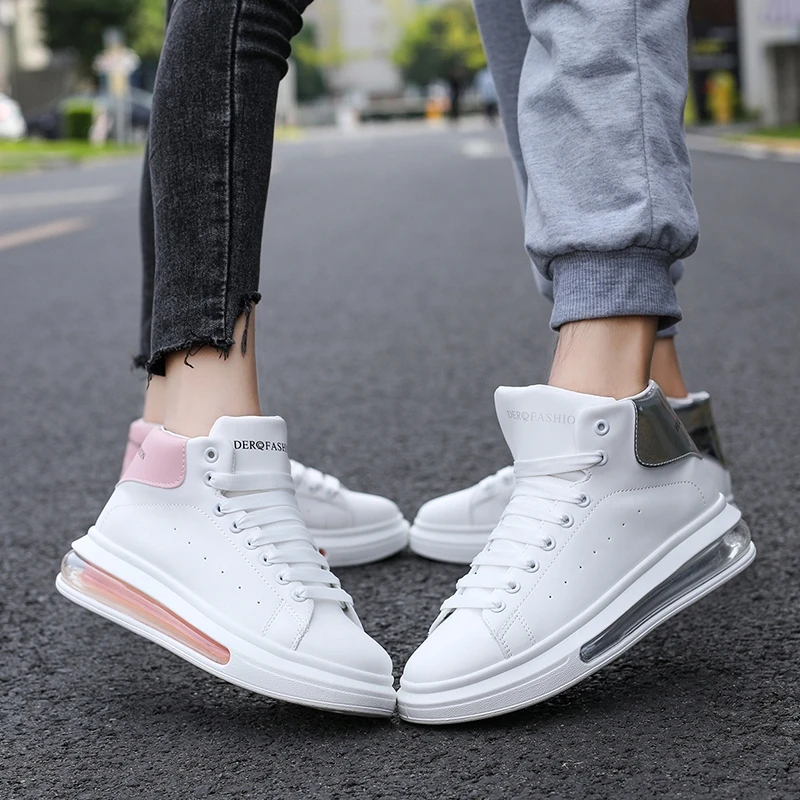 Men Women Super Cool PU Leather Lace up Sneakers Boots Male Skateboarding Shoes Spring Summer Mens Athletic Sport Trainer Flats 
Men Women Super Cool PU Leather Lace up Sneakers Boots Male Skateboarding Shoes Spring Summer Mens Athletic Sport Trainer Flats