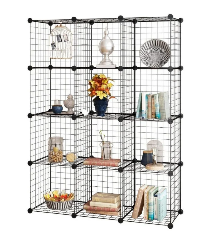 Wire Storage Cubes Modular Shelving Unit DIY Metal Grid Closet Organizer System, Bookcase, Cabinet, Customized
Wire Storage Cubes Modular Shelving Unit DIY Metal Grid Closet Organizer System, Bookcase, Cabinet, Customized