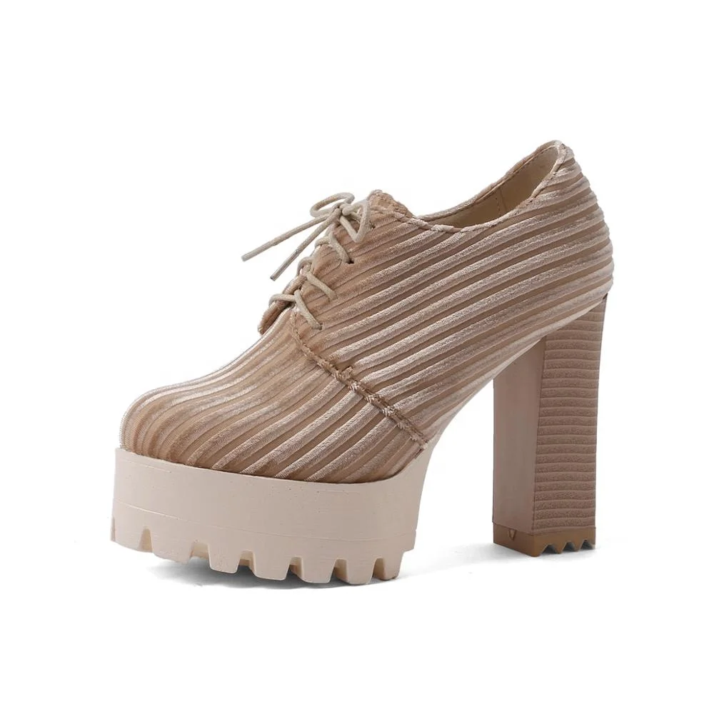 New Corduroy Waterproof Platform Lace-up Round Toe Woman High Shoes, Black,pink, ecru,gary
New Corduroy Waterproof Platform Lace-up Round Toe Woman High Shoes, Black,pink, ecru,gary