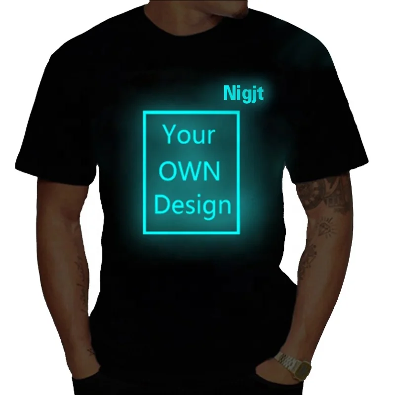 Custom Your OWN Design Brand Logo/Picture Men and Women DIY Cotton T Shirt Short Sleeve Casual T-shirt Tops Tee Luminous
Custom Your OWN Design Brand Logo/Picture Men and Women DIY Cotton T Shirt Short Sleeve Casual T-shirt Tops Tee Luminous