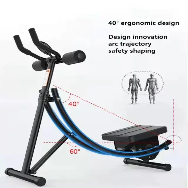 Multifunctional home fitness equipment waist and abdominal muscle slimming trainer machine, Black
Multifunctional home fitness equipment waist and abdominal muscle slimming trainer machine, Black