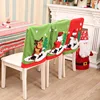 New Christmas Chair Cover Cartoon Ski Chair Cover Living Room Restaurant Star Hotel Decoration Table and Chair