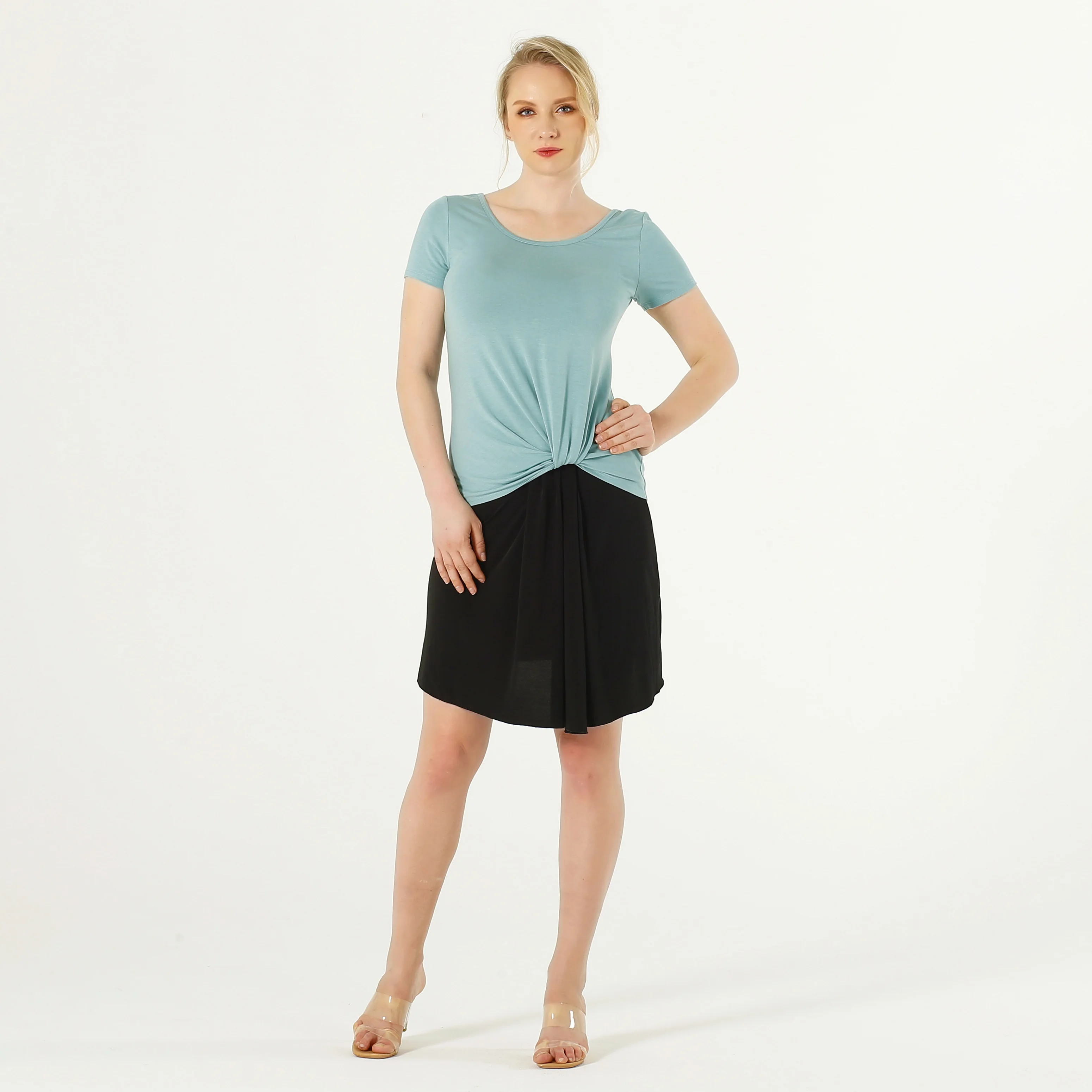 Ladies Summer Wholesale Casual Short Sleeve Round Neck Woman Blank in Bulk Tops T Shirts
Ladies Summer Wholesale Casual Short Sleeve Round Neck Woman Blank in Bulk Tops T Shirts