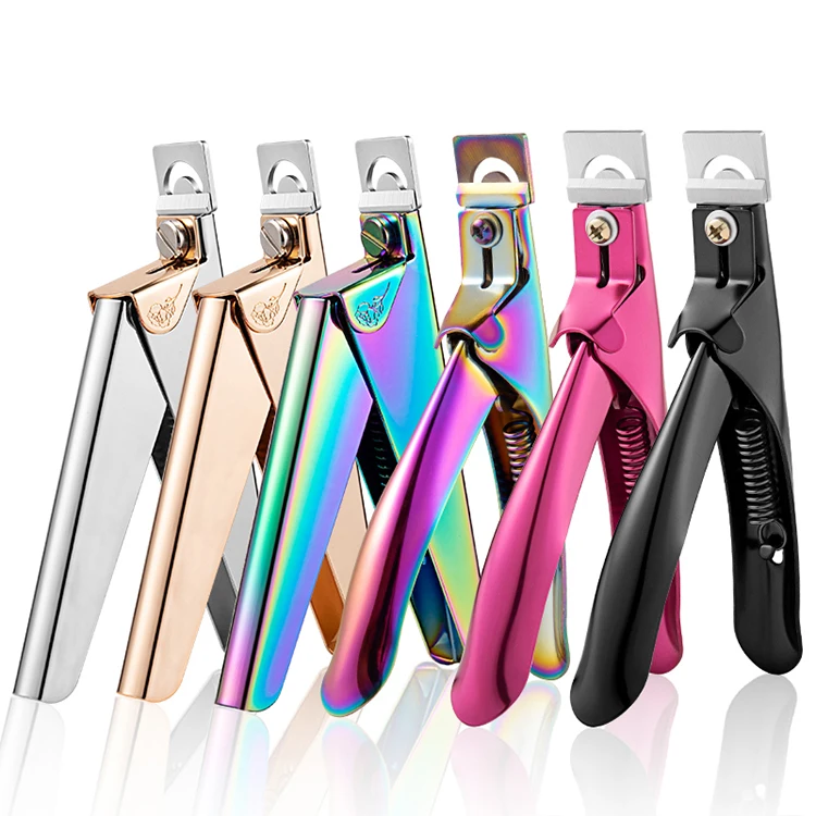 High Quality Stainless Steel Manicure U Word Edge Cutter UV Gel False Nail Tips Trimmer Clipper
High Quality Stainless Steel Manicure U Word Edge Cutter UV Gel False Nail Tips Trimmer Clipper