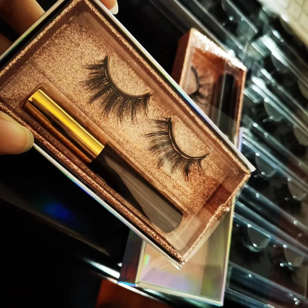 2021 wholesale silk eyelashes natural long lashes packaging faux mink lashes false eyelashes with glue set, Natural black
2021 wholesale silk eyelashes natural long lashes packaging faux mink lashes false eyelashes with glue set, Natural black