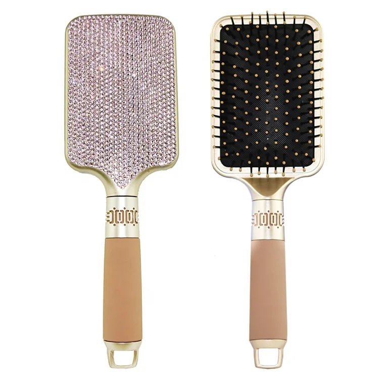 Diamond Encrusted Paddle Brush Wig With Rhinestones Bling Comb Customized Hair Custom Logo Brushes For Extensions
Diamond Encrusted Paddle Brush Wig With Rhinestones Bling Comb Customized Hair Custom Logo Brushes For Extensions
