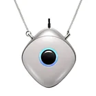 2020 new personal wearable air purifier usb necklace mini rechargeable portable white negative ionizer ionic pm2.5