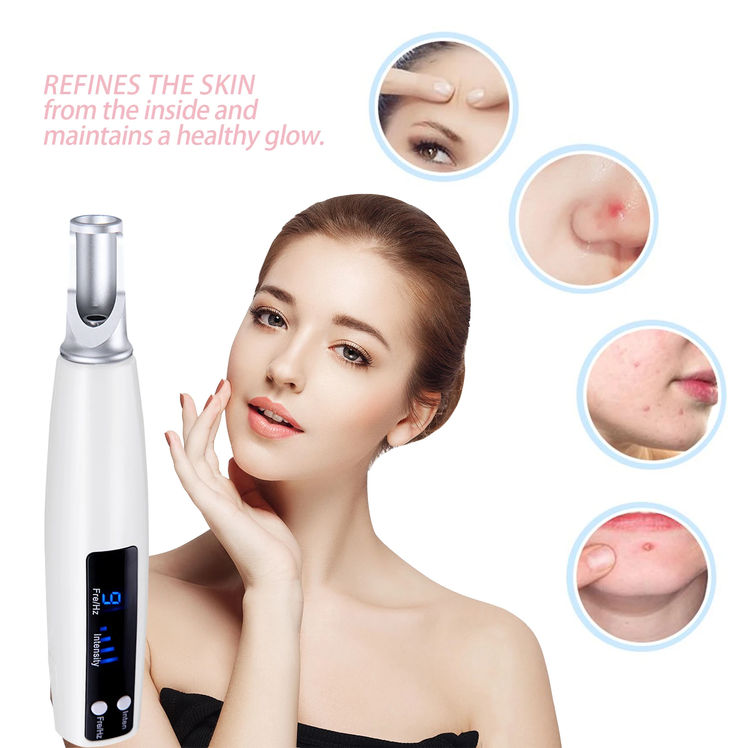 Mole Removal Pen LED Screen Wireless Rechargeable Freckle Tattoo Removal Pigment Tattoo Scar Removal Dark Spot Skin Care Device
Mole Removal Pen LED Screen Wireless Rechargeable Freckle Tattoo Removal Pigment Tattoo Scar Removal Dark Spot Skin Care Device