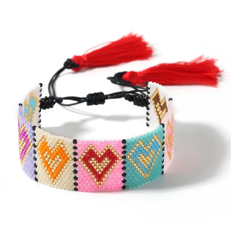 Wholesale Jewelry New Colorful Miyuki Jewelry Rainbow Bead Bracelet Fashion Hand Made Jewelry Miyuki Bead Bracelet Women, As pictures
Wholesale Jewelry New Colorful Miyuki Jewelry Rainbow Bead Bracelet Fashion Hand Made Jewelry Miyuki Bead Bracelet Women, As pictures
