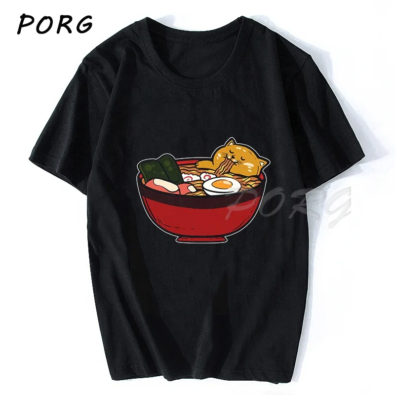 Neko Ramen Anime Manga Ramen Noodle Cat T Shirt Men's High Quality Aesthetic Cotton Japanese T-shirt Harajuku Streetwear Tshirt, Picture
Neko Ramen Anime Manga Ramen Noodle Cat T Shirt Men's High Quality Aesthetic Cotton Japanese T-shirt Harajuku Streetwear Tshirt, Picture
