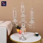 Candle Holder Crystal Candelabra Decoration