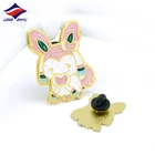 Longzhiyu 13 years glitter pins supplier design your own glitter button badges custom lapel pins with glitter