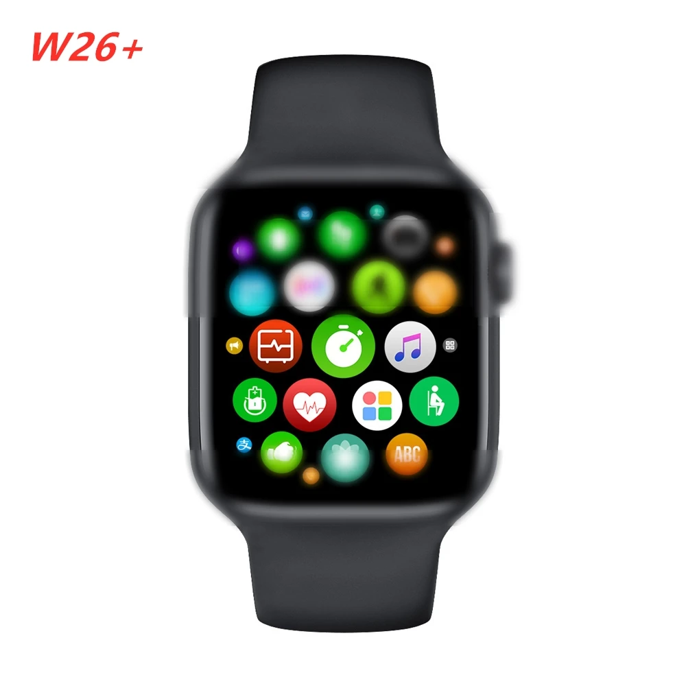 Factory wholesale lowest price W26+ full screen Smart watch 6 Magnetic charging w26 Smartwatch waterproof w26+ smart watch, 3 colors
Factory wholesale lowest price W26+ full screen Smart watch 6 Magnetic charging w26 Smartwatch waterproof w26+ smart watch, 3 colors
