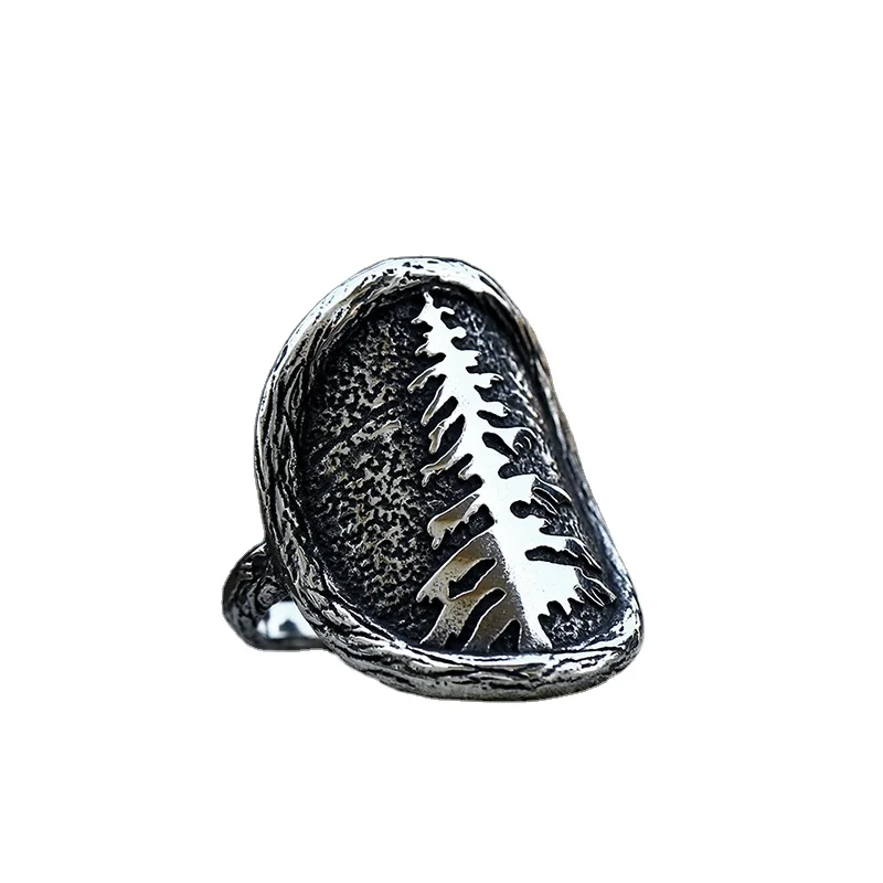 SS8-911R Steel Soldier Custom Stainless Steel Engravable Pine Tree Pattern Jewelry Fashion Ring Men
SS8-911R Steel Soldier Custom Stainless Steel Engravable Pine Tree Pattern Jewelry Fashion Ring Men