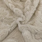 Korea style polyester knitting fabric minky plush fabric for baby clothing