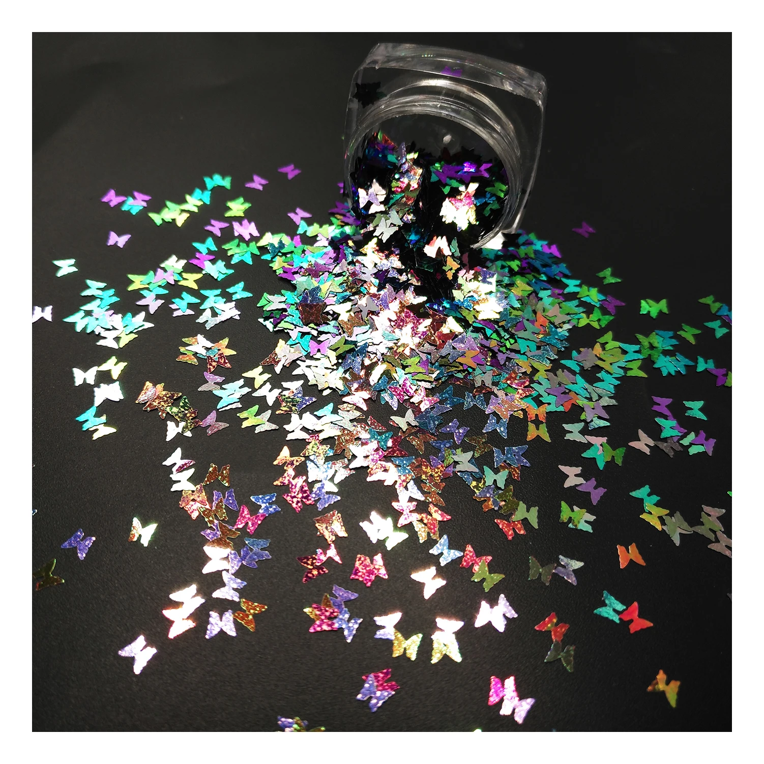 Hot Selling Color Changing Cosmetic Chameleon Chunky Glitter Mix Butterfly for Makeup Nail Art in Jar
Hot Selling Color Changing Cosmetic Chameleon Chunky Glitter Mix Butterfly for Makeup Nail Art in Jar