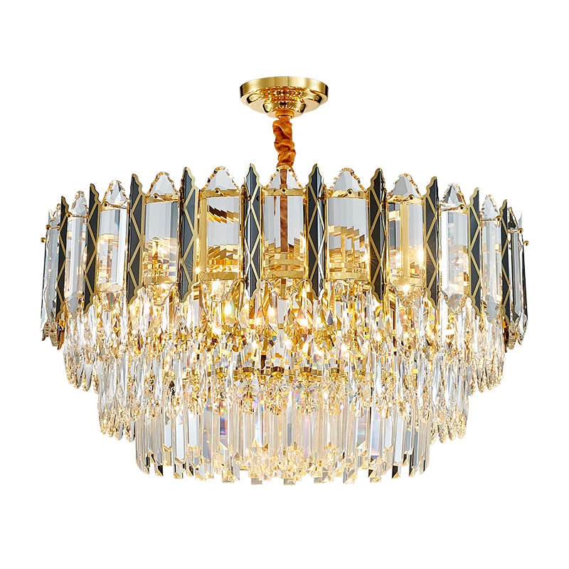 New Arrival Living Room Crystal Light Home Decorative Golden Ceiling Lighting, Black
New Arrival Living Room Crystal Light Home Decorative Golden Ceiling Lighting, Black