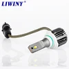 liwiny H11 Led Car Headlight Bulb 30W 3300lm double Color Yellow Light 3000K 6000K Led Headlamp For Headlight
