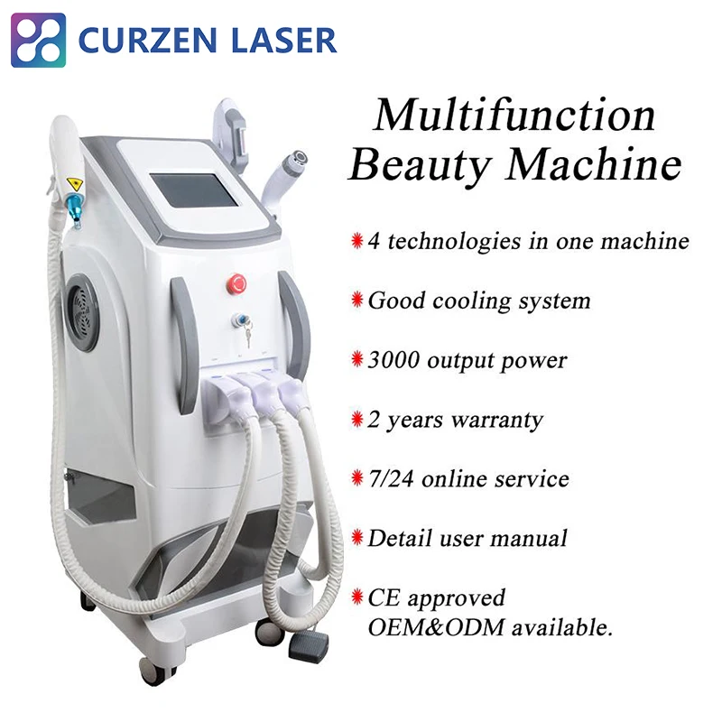 4 IN 1 OPT SHR Elight laser hair removal rf skin rejuvenation salon equipment for skin machine
4 IN 1 OPT SHR Elight laser hair removal rf skin rejuvenation salon equipment for skin machine