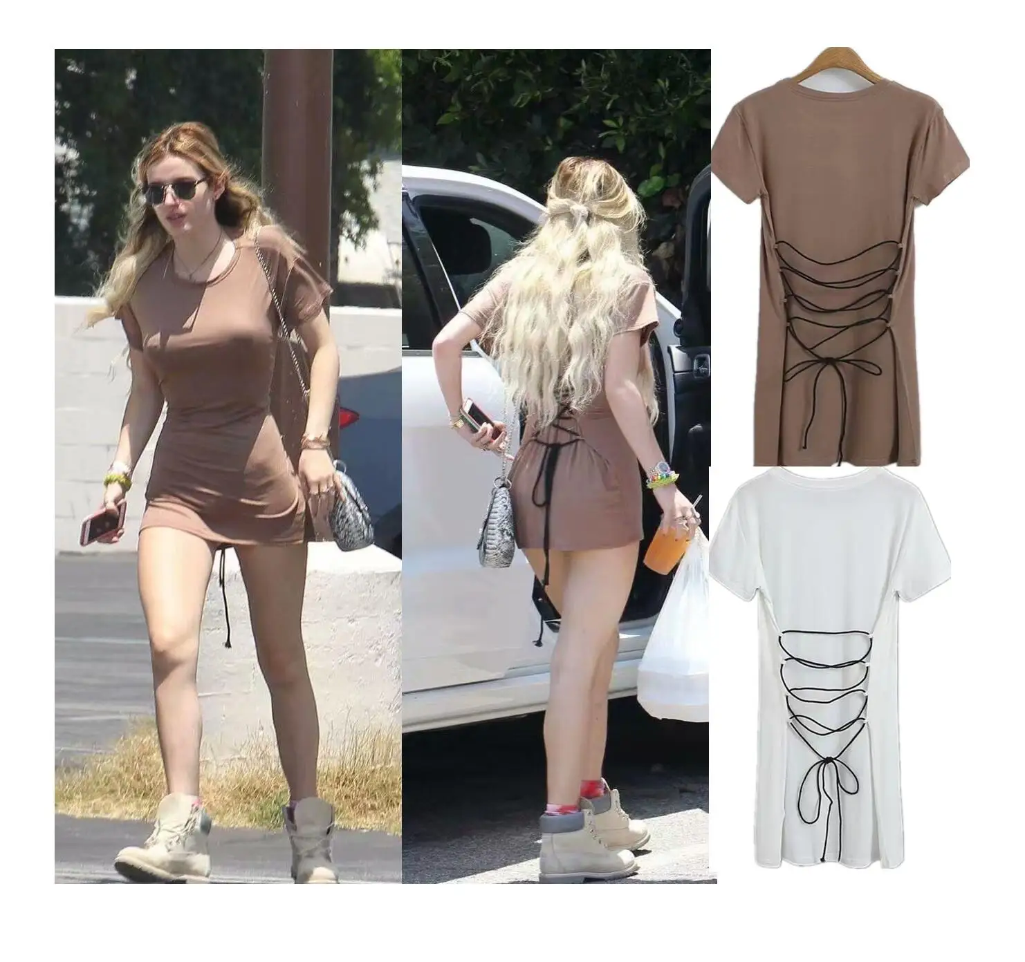 Women Sexy Bodycon Party T Shirt Dresses Clubwear Mini Dress with Back String Women Summer
Women Sexy Bodycon Party T Shirt Dresses Clubwear Mini Dress with Back String Women Summer