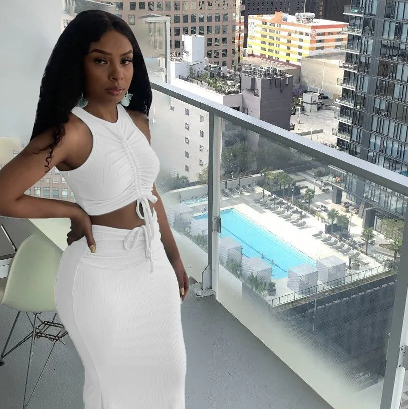 YT3278 Best sell sleeveless lace up skirt sets women 2 piece outfits bodycon sexy 2 piece sets for women crop top 2 piece sets
YT3278 Best sell sleeveless lace up skirt sets women 2 piece outfits bodycon sexy 2 piece sets for women crop top 2 piece sets