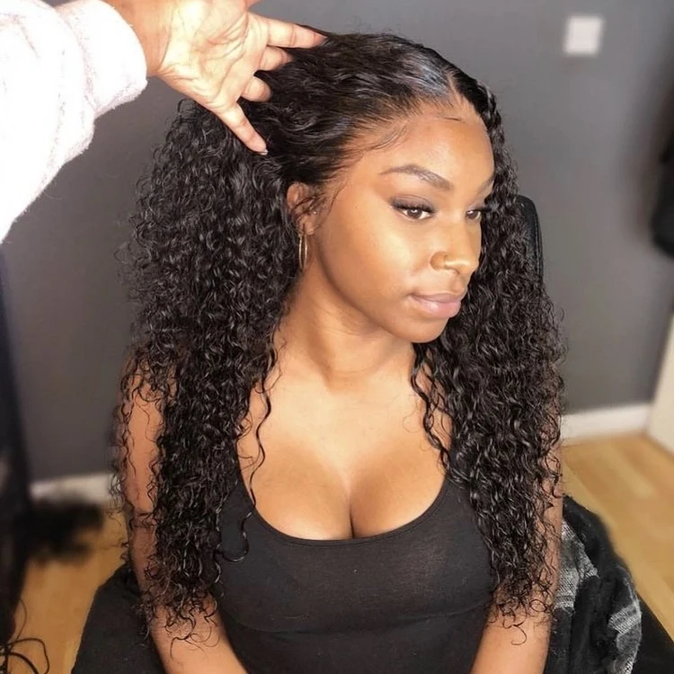 Raw Virgin Cuticle Aligned Hair Products Closure Natural Afro Kinky Curly Lace Front Deep Part Human Hair Wig 
Raw Virgin Cuticle Aligned Hair Products Closure Natural Afro Kinky Curly Lace Front Deep Part Human Hair Wig